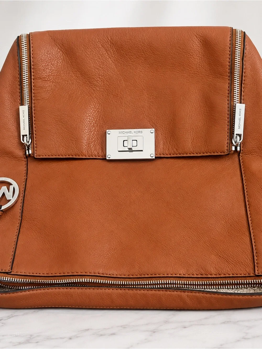 Michael Kors Addie Hobo Large Leather Slouchy Shoulder Bag